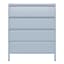 Popstrukt Bon Bon Chest of Drawers - Soft Blue angle