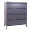 Popstrukt Bon-Bon Chest of Drawers - Carbon Grey