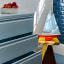 Popstrukt Bon Bon Chest of Drawers - Soft Blue