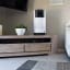 Lifestyle image of Briza Portable Air Evaporator Cooler with Remote Control
