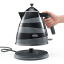 DeLonghi Avvolta Class Cordless Kettle, 1.7L - Black lifted using the handle
