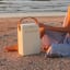 Fieldbar Drinks Cooler Box, 10L - Safari White by the beach