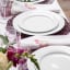 Noritake Arctic White Dinner Set, 16-Piece on the table set-up