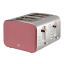 Swan Nordic 4-Slice Toaster, 1500W - Fuchsia Rose