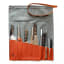 Lifestyle image of Pieter De Jager Canvas & Leather Knife Roll Bag