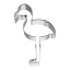 Pack Shot image of Birkmann Stainless Steel Flamingo Cookie Cutter, 9cm