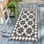 Lifestyle image of Fotakis Rugs & Floors Modas Charcoal & White Tile Vinyl Rug