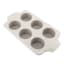 Kitchen Inspire 6-Cup Silicone Muffin Pan - Rock gray