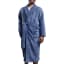 Detail image of Club Classique Denim Blue Unisex Fleece Bathrobe