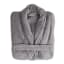 Club Classique Slate Grey Unisex Fleece Bathrobe