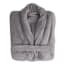 Club Classique Slate Grey Unisex Fleece Bathrobe