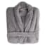 Club Classique Slate Grey Unisex Fleece Bathrobe