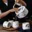 Lifestyle image of Nicolson Russell Kintsugi Teapot & Tea Cups Set