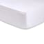 Linen Drawer 400 Thread Count Egyptian Cotton Standard Fitted Sheet, White