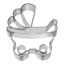 Pack Shot image of Birkmann Stainless Steel Baby Pram Cookie Cutter, 7.5cm