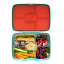 Crunchbox Classic 5 Compartment Lunchbox open top view with food in the compartments