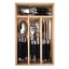 Laguiole by Andre Verdier Classic Country Look 24 Piece Cutlery Set, black