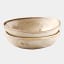 Mervyn Gers Glazed Stoneware Pinch Bowls, Set of 2 - Ostrich