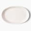 Mervyn Gers Glazed Stoneware Oval Platter, 25cm Alabaster top view