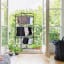 Leifheit Classic 270 Tower Laundry Dryer - Black on the balcony