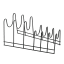 Metaltex Lava Lido Plate And Tray Rack