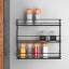 Metaltex Lava 3 Tier Pepito 3 Mounted Spice Rack in use