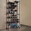 Metaltex Chianti Bottle Rack, holds 30 bottles in use