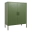 Popstrukt Nougat Storage Cabinet Reed Green  side angle