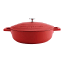 MasterClass Cast Aluminium 4L Shallow Casserole Dish, 28cm - Red angle