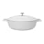 MasterClass Cast Aluminium 4L Shallow Casserole Dish, 28cm - Cream angle