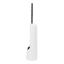 Umbra Touch Toilet Brush & Holder - White Side View 