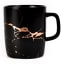 Nicolson Russell Kintsugi Breakfast Cup, 460ml Black and Gold