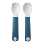 Mepal Mio 2 Piece Spoon Trainer Set, Deep Blue