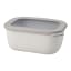 Mepal Cirqula Rectangular Multi Bowl, 1.5L Nordic White