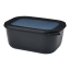 Mepal Cirqula Rectangular Multi Bowl, 1.5L Nordic Black