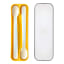 Mepal Mio 2 Piece Feeding Spoon Set, Yellow