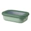 Mepal Cirqula Shallow Rectangular Multi Bowl, 500ml - Nordic Sage