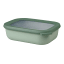 Mepal Cirqula Shallow Rectangular Multi Bowl, 1L - Nordic Sage