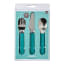 Mepal Mio Children_s 3 Piece Cutlery Set, Deep Turquoise