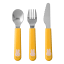 Mepal Mio Children_s 3 Piece Cutlery Set, Miffy Explore