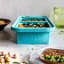 Souper Cubes 2 Cup Tray w Lid in use