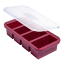 Souper Cubes Souper Cubes 1-Cup Silicone Food Storage Tray with Lid - Cranberry