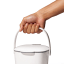 OXO Good Grips Easy-Clean Compost Bin White - 2.83 L handle close up