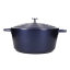 MasterClass Cast Aluminium 5L Casserole Pot, 28cm - Metallic Navy