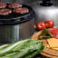 Cobb Griddle for Premier Cooking System with food