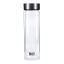 Built Tiempo Insulated Glass Water Bottle, 450ml - Charcoal