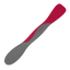 Tovolo Mini Scooper & Spreader - Charcoal and Viva Magenta