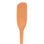 Tovolo Flex-Core Silicone Blender Spatula - Apricot detail