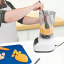 Tovolo Flex-Core All Silicone Blender Spatula - Charcoal in use