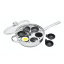 KitchenCraft Clearview Stainless Steel Egg Poacher 6 hole pack shot